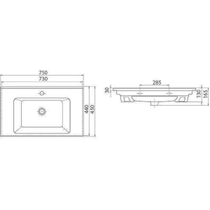 Тумба Loft-Neo та раковина Arte 75