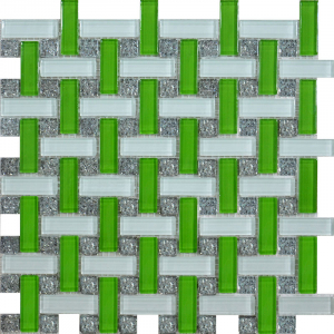 Мозаика Плетёнка зеленая
