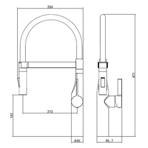 Змішувач Palma 01