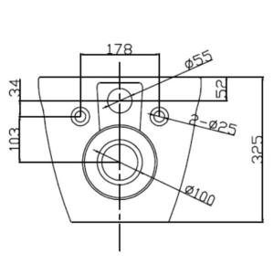 Чаша унітазу WC Concept Style Up RimOff з сидінням Slim