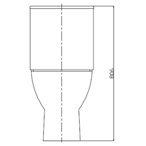 Унітаз Concept Pro Combi Rim Off із сидінням Slim