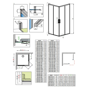 Душевая стенка Idea KDD 75 L
