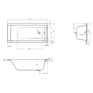 Ванна One 160x70