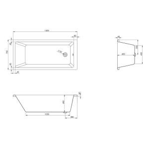 Ванна Dao 150x70
