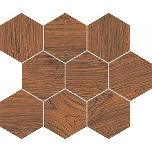 Декор Finwood Mosaic Ochra Hexagon