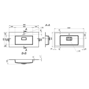 Раковина Erica 100