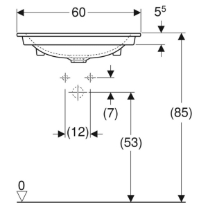 Раковина One 60
