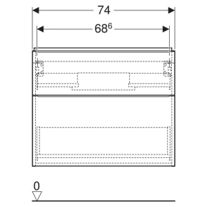 Шкафчик iCon для раковины 75