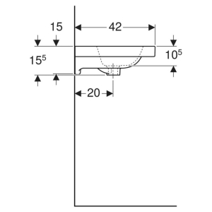 Раковина iCon Light 75