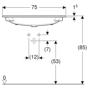 Раковина iCon 75