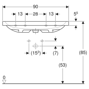 Раковина iCon Light 90