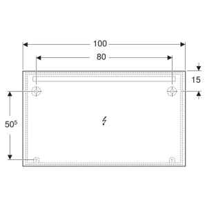 Зеркало Option Basic Square 120
