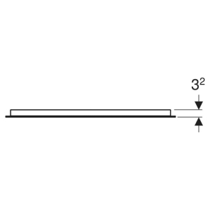 Зеркало Option Basic Square 70x70