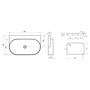 Раковина Yard 80