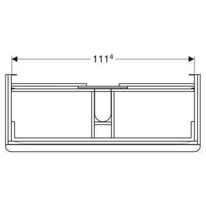 Шафка Smyle Square для раковини 120