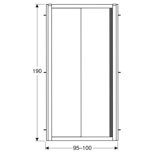 Душові двері Geo 100
