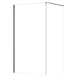 Душова стінка Walk-in 100 Transparent+алюміній