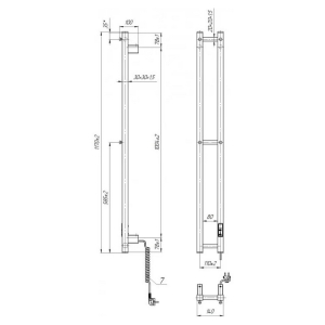 Рушникосушка HF Slim 117х14