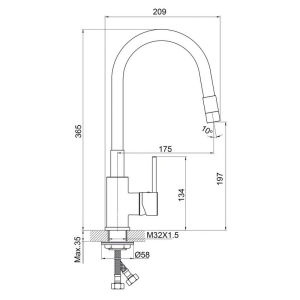 Змішувач Kitchen Light Pro