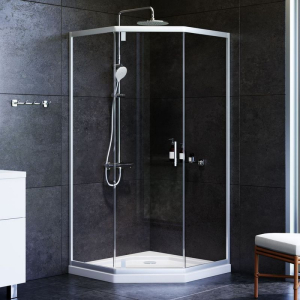Душевая штора Gem 5-corner Pivot 90x90
