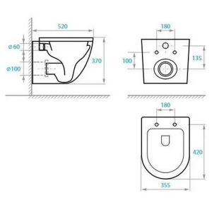 Чаша унітаза Round з сидінням Soft-close