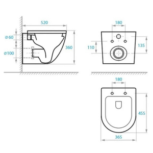 Чаша унітаза Round Smart з сидінням Soft-close