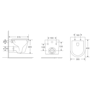 Чаша унітаза Fiji Tornado з сидінням