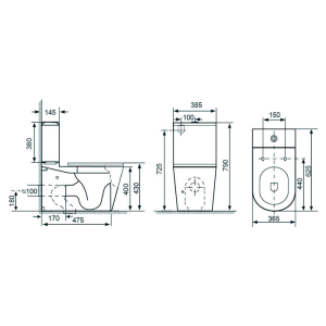 Унітаз Itaca Rimless