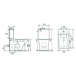 Унітаз Avalon Tornado BTW