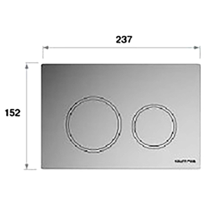 Инсталляция Aqua Line 2359510056 + чаша унитаза Ronda Rimless R0049RQS + кнопка Twist 2378510357