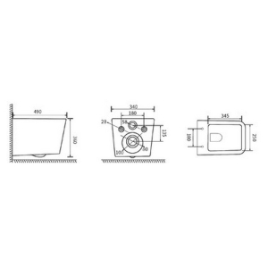 Інсталяція Rapid SL 3 in 1 38772001 + чаша унітаза Borneo Rimless B0049RQS