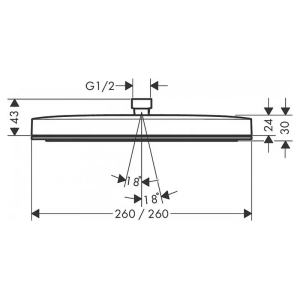 Верхний душ Pulsify