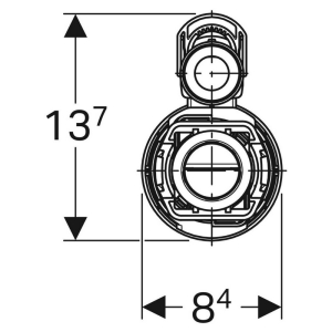 Клапан смывной, тип 290