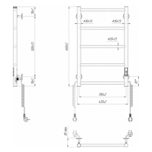 Рушникосушка Класік F HP-I 65x43 TR