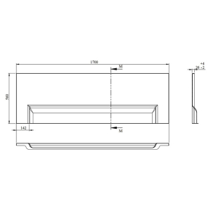 Панель до ванни 170