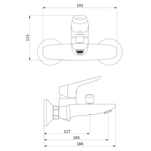 Смеситель Origin Bit