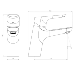 Смеситель Origin Bit