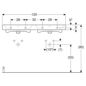 Раковина iCon 120 подвійна