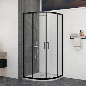 Душевая штора SLCP 4-90 Transparent+черный