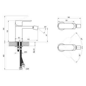 Смеситель Chrome II