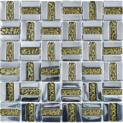 Мозаїка Тріно платина-золото рельєф