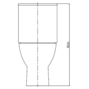 Унітаз Concept Pro Combi Rim Off із сидінням Slim