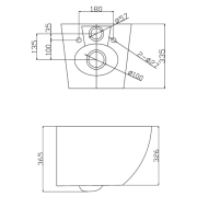 Інсталяція Framecore Direct RKUC3000003 + чаша унітаза WC Concept Oval RimOff з сидінням Slim RKUM000009