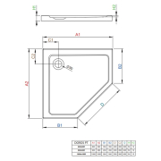 Поддон Doros PT 90x90