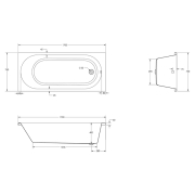 Ванна Evo 170x75