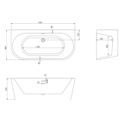 Ванна Soneva 170x80