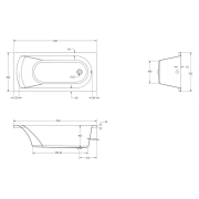 Ванна Spike 150x70