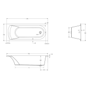 Ванна Spike 170x70