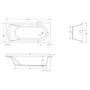 Ванна Spike 180x80
