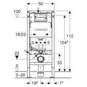 Инсталяционная система Duofix с кнопкой Delta 50